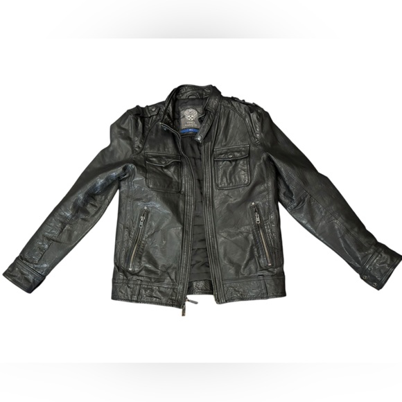 Vince Camuto Other - Vince Camuto Mens Motorcycle Jacket Leather